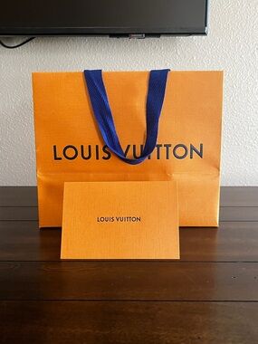Louis Vuitton Shopping Bag and Card
